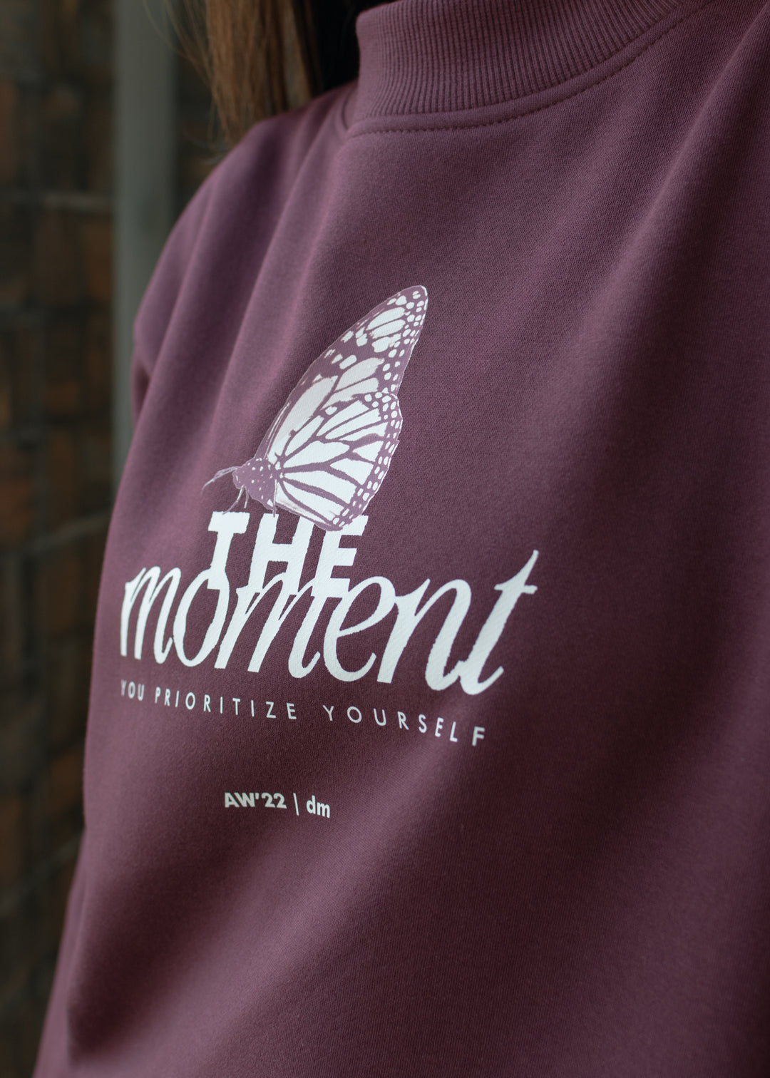 The Moment — High Neck Sweatshirt
