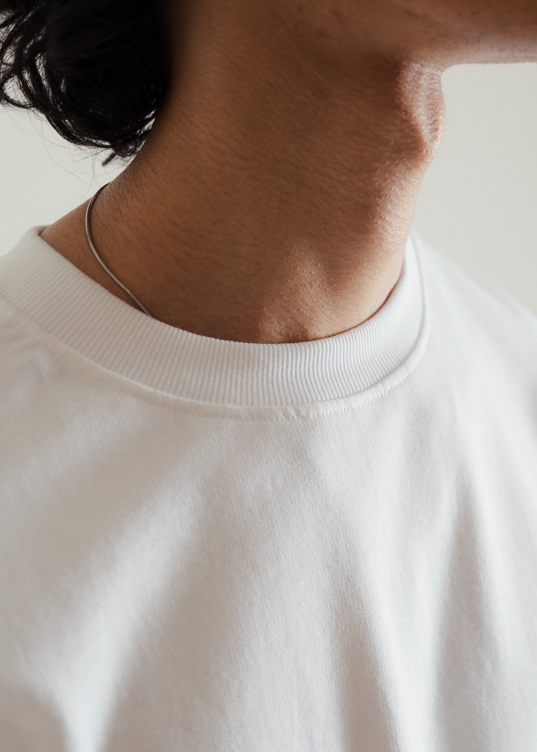 White — Heavy Weight Cropped (Box Fit) T-shirt