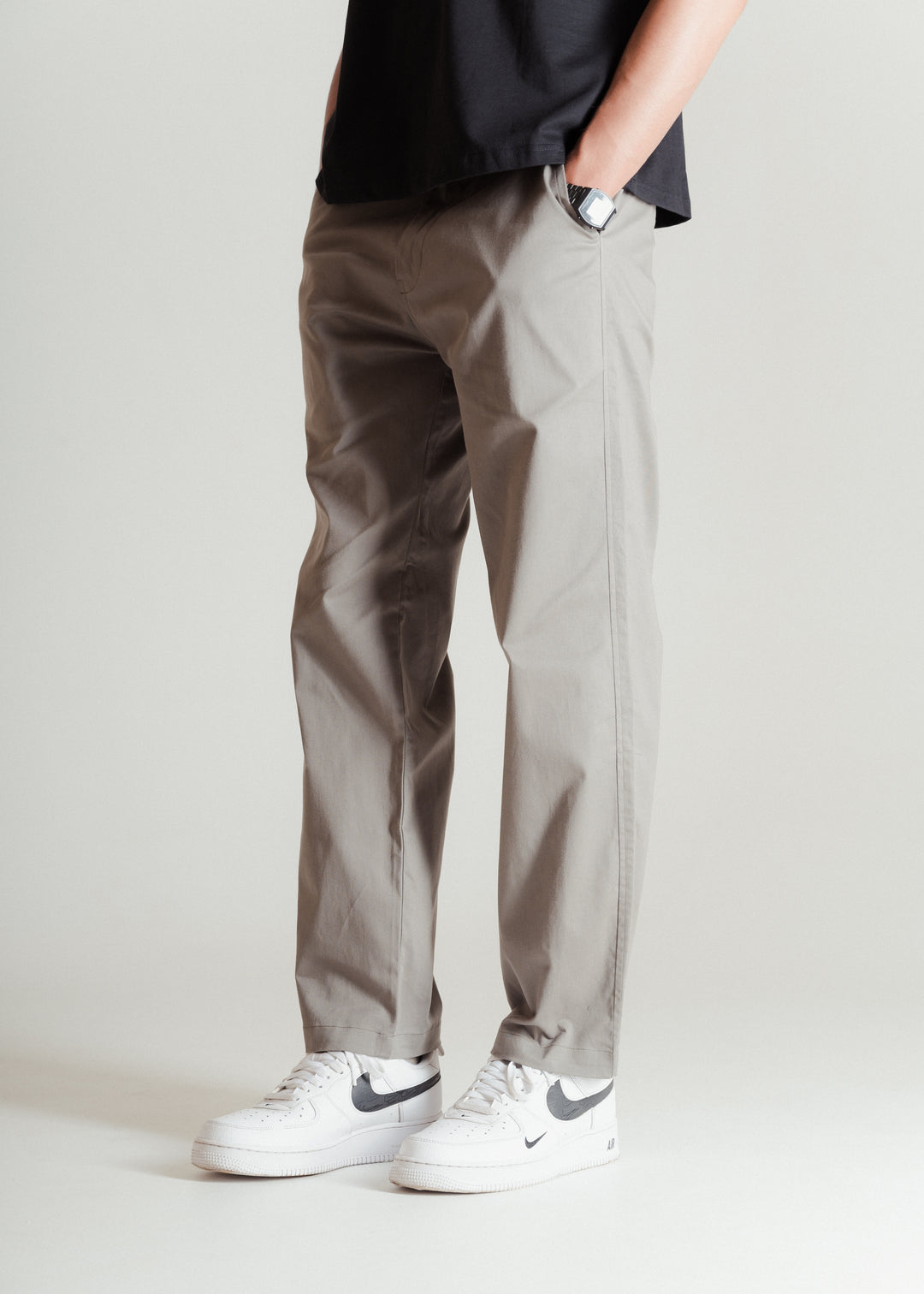 Grey — Relaxed Chinos