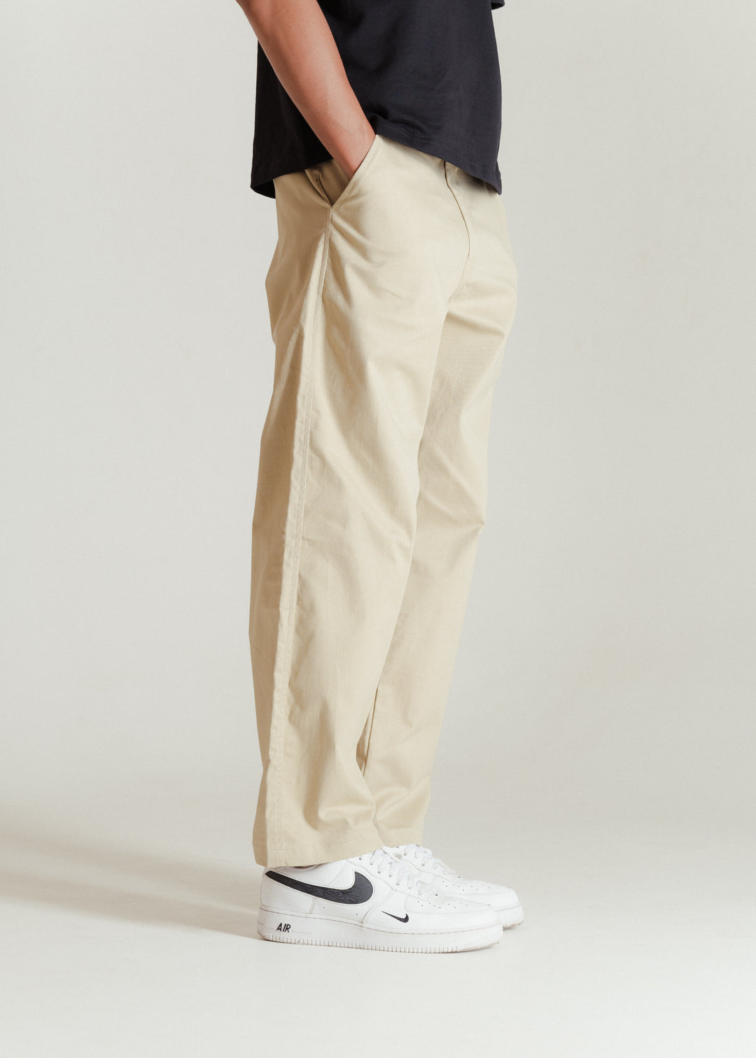 Beige — Relaxed Chinos