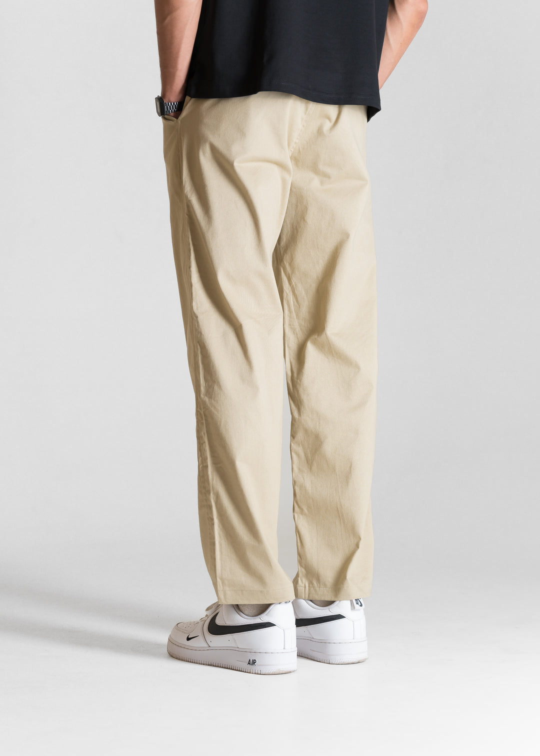 Classic Relaxed Chinos — Beige