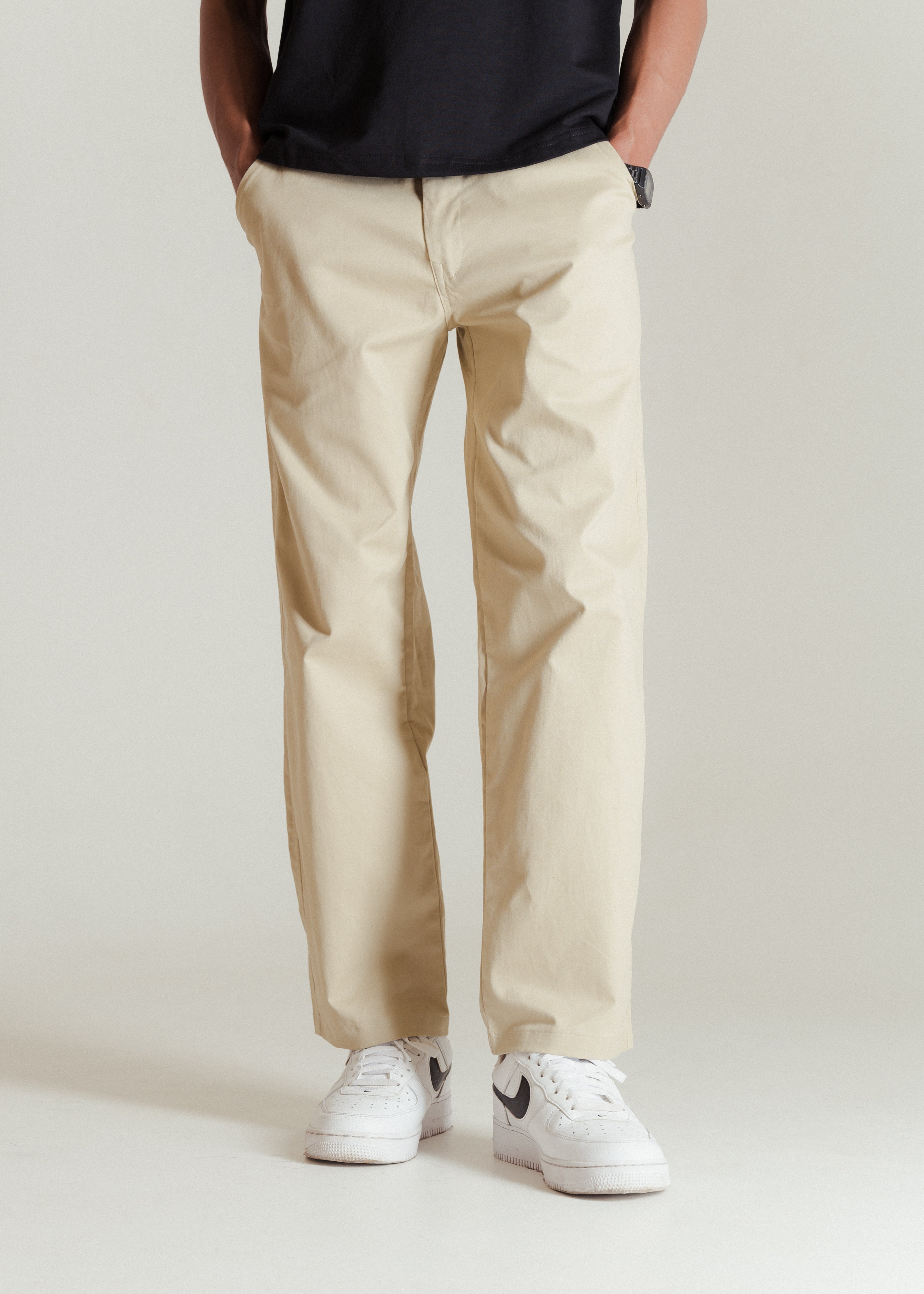 simply complicatedLOOSE FIT CHINO BEIGE