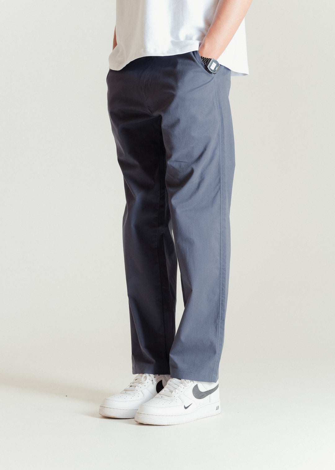 Dark Grey — Relaxed Chinos