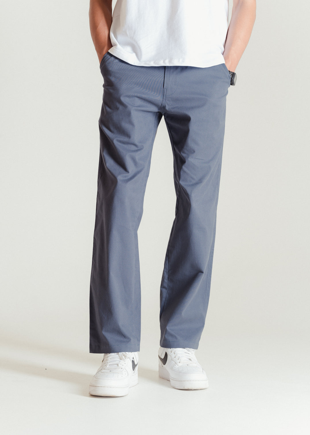 Dark Grey — Relaxed Chinos