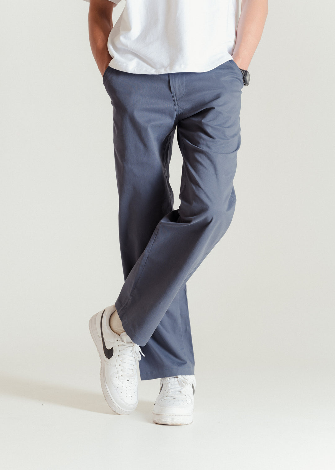 Dark Grey — Relaxed Chinos