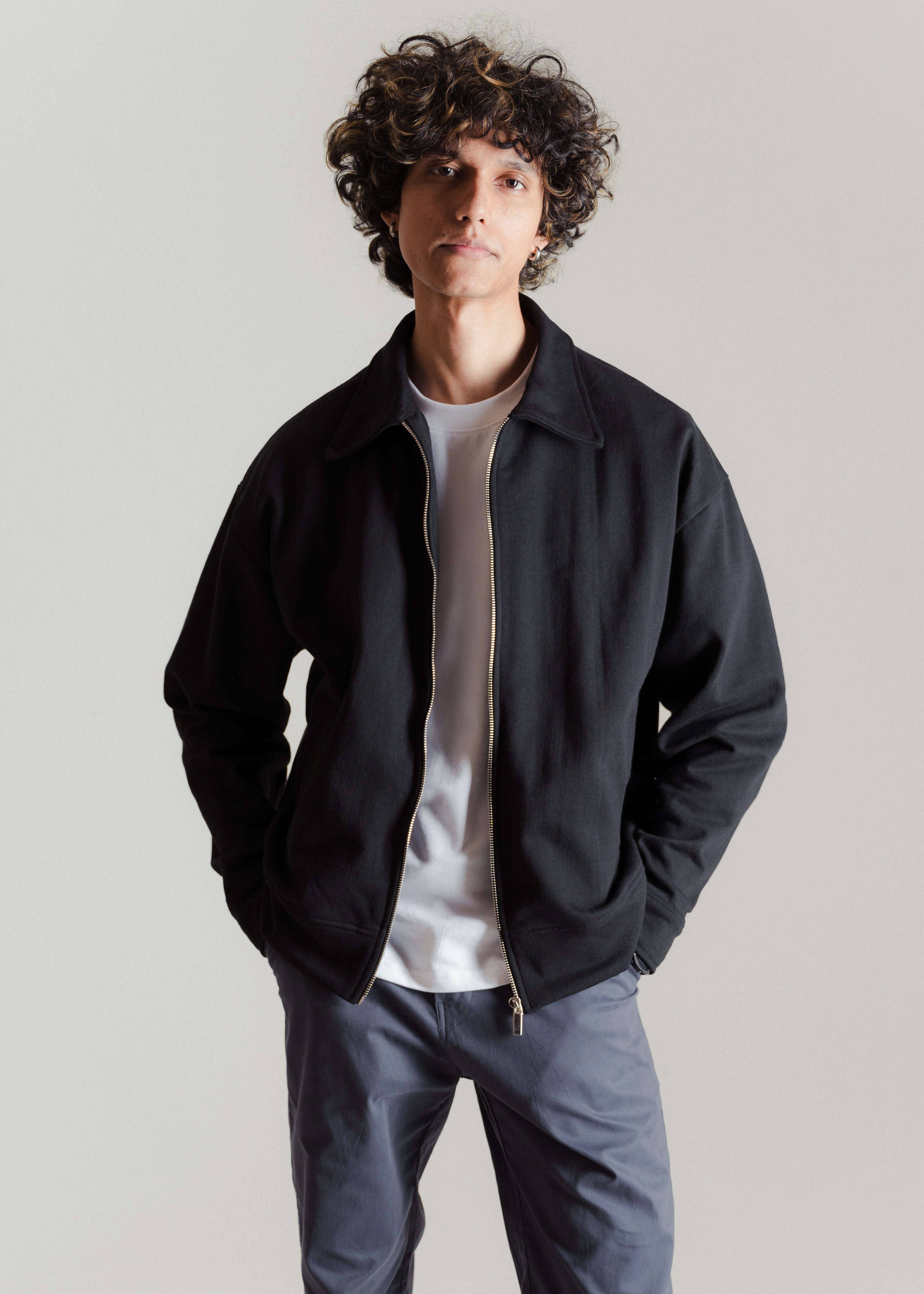 philme minimal batting jacket ブラック philme minimal batting jacket ブラック - メルカリ