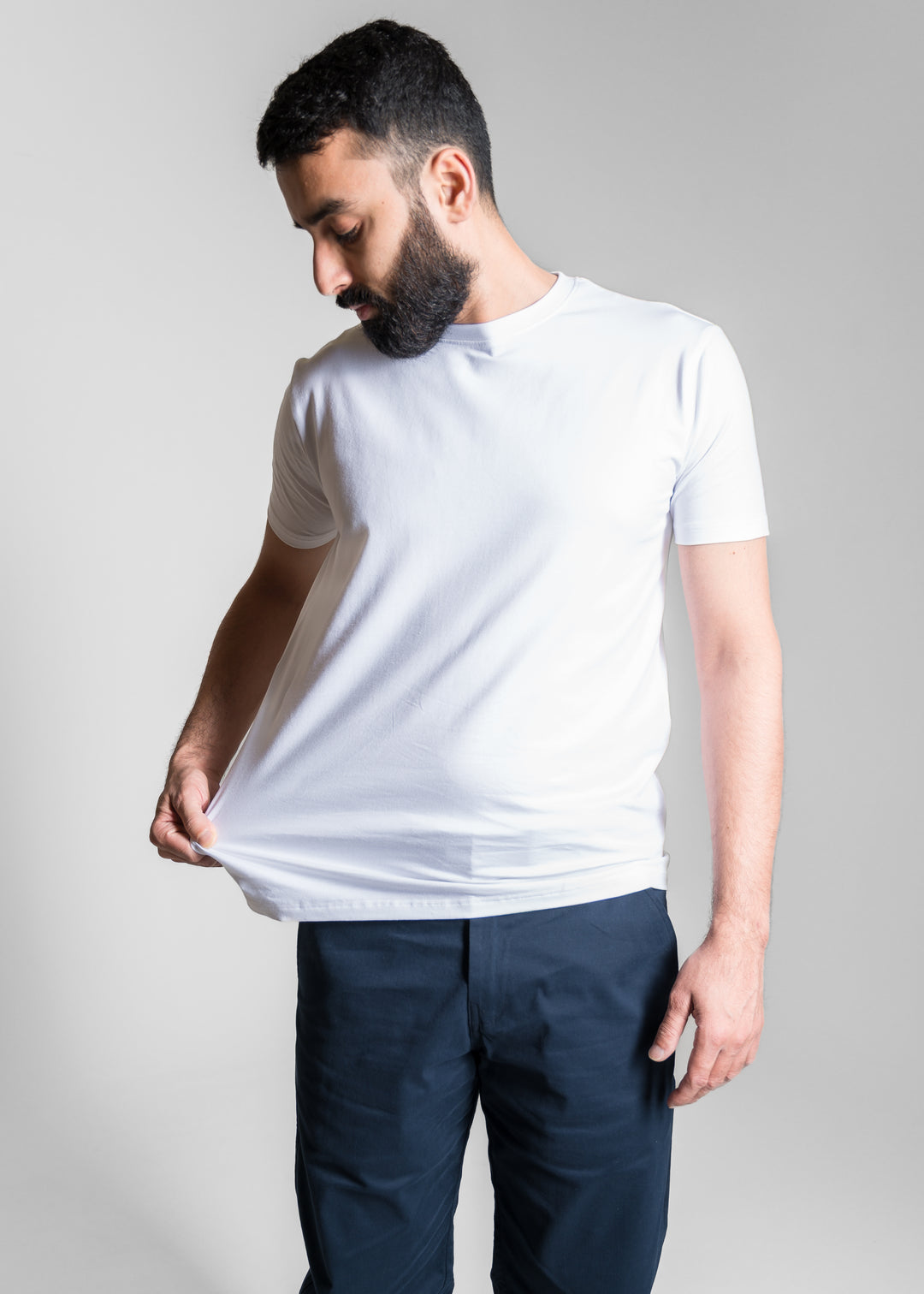 Stretch Slim Core T-shirt — White