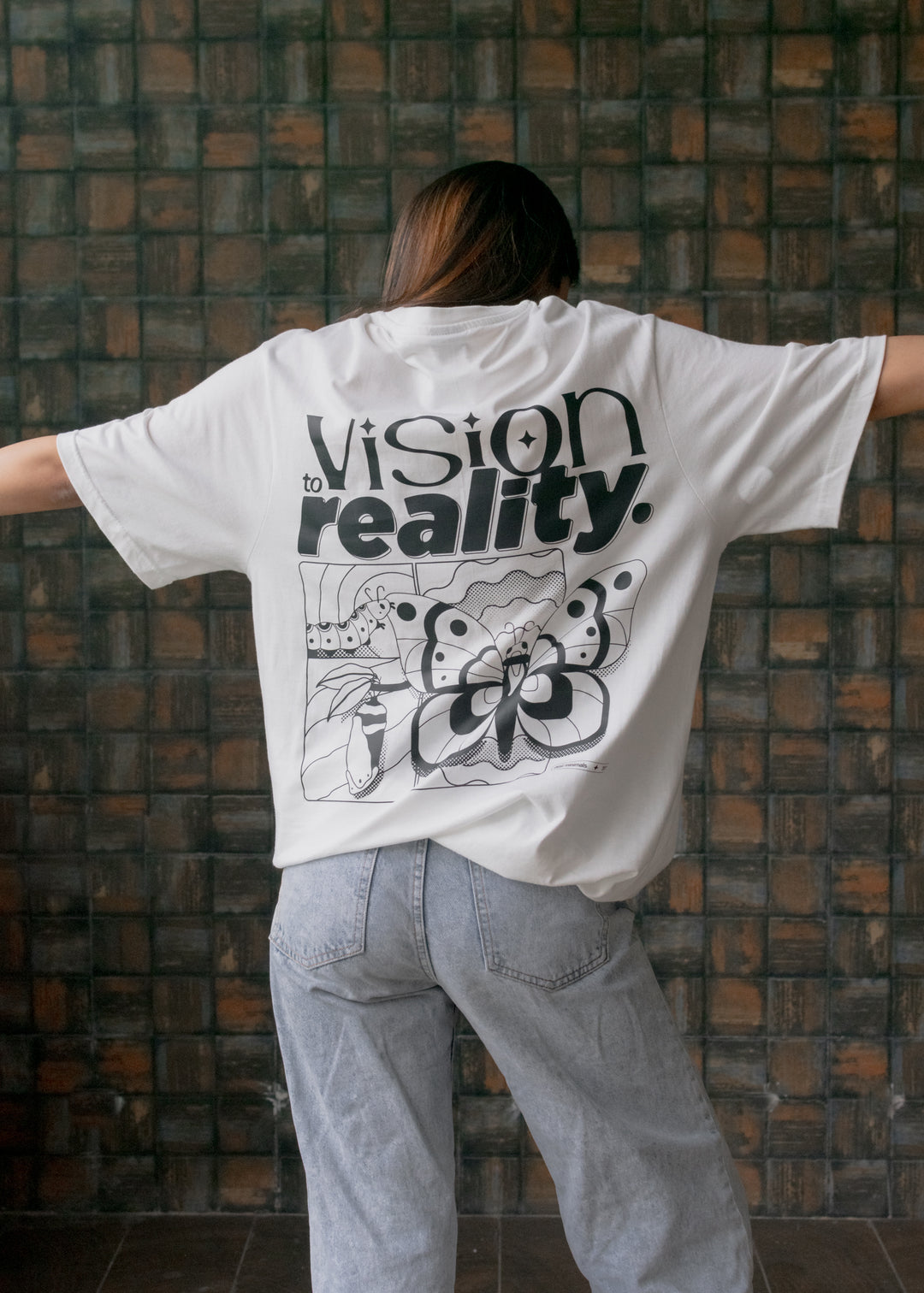 Vision To Reality — Off-White T-shirt