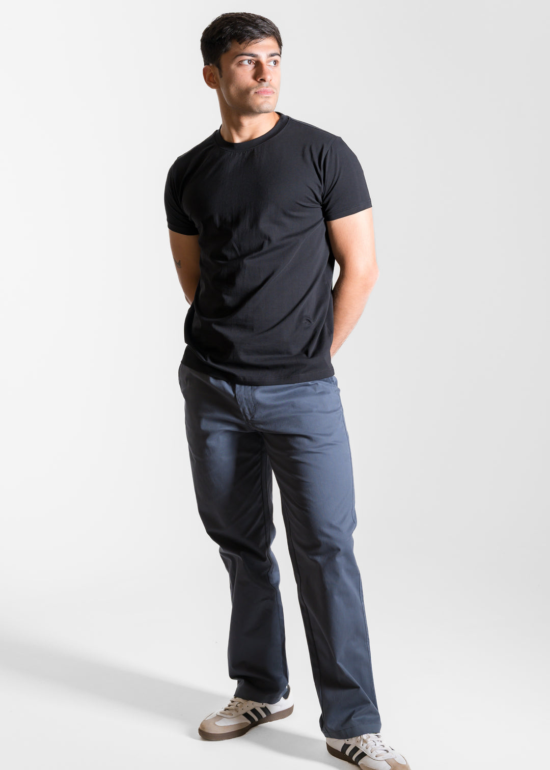 Stretch Slim Core T-shirt — Black