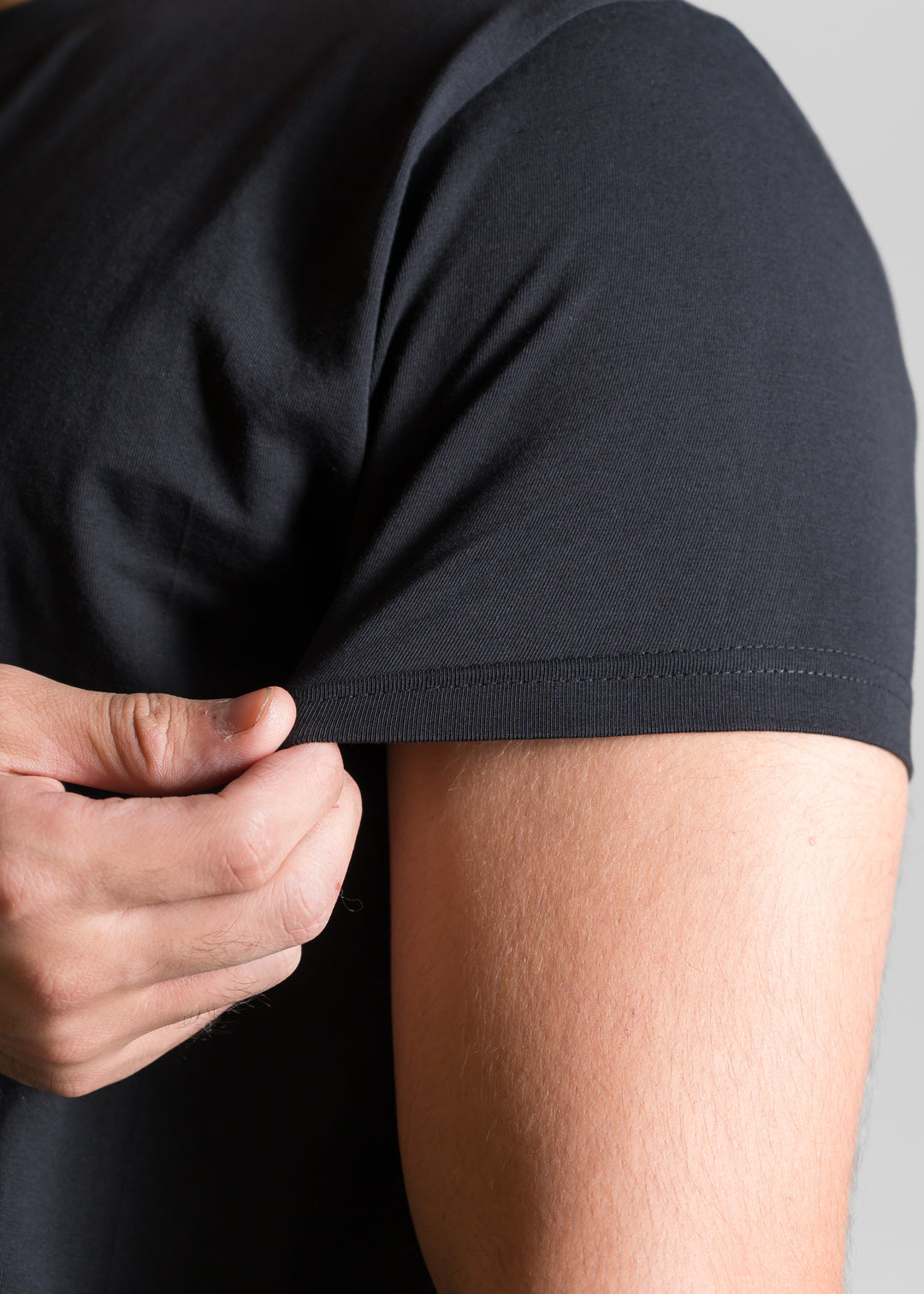 Stretch Slim Core T-shirt — Black