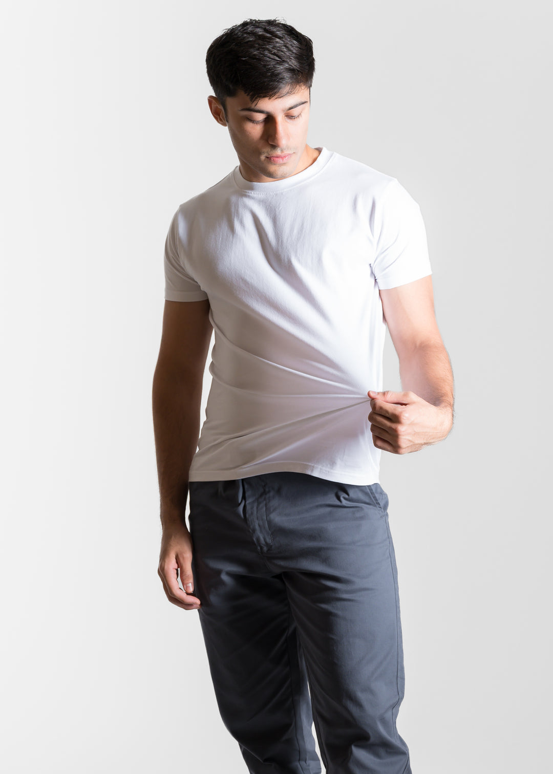 Stretch Slim Core T-shirt — White