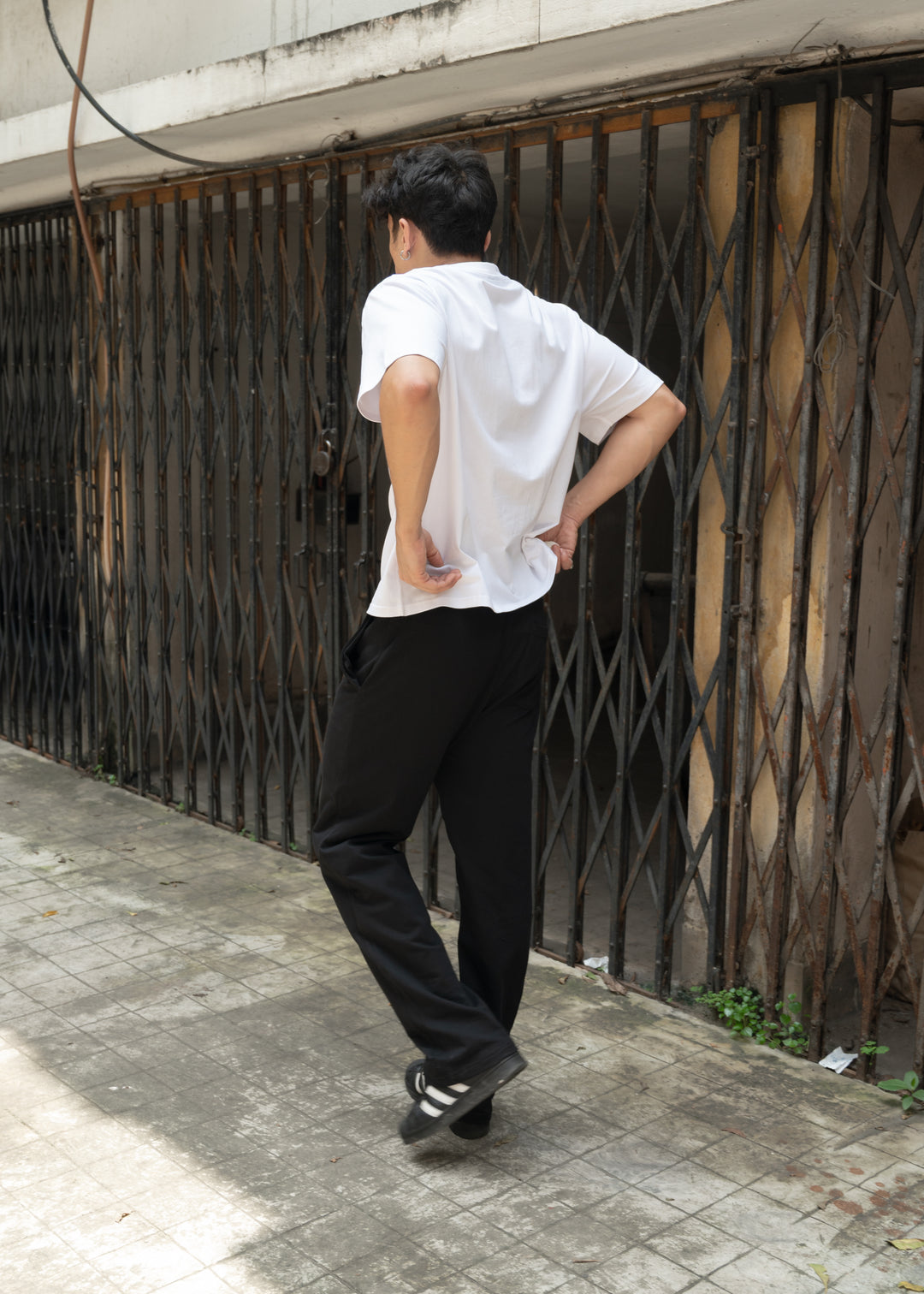 Stretch Box-Fit T-shirt — White