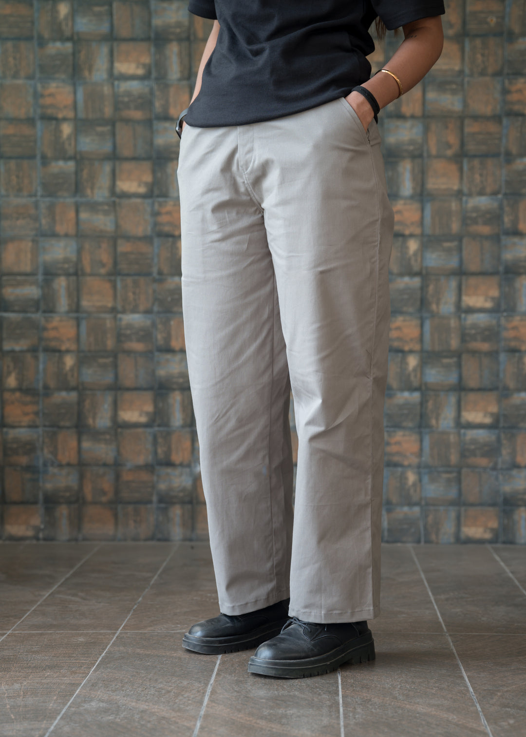 Grey — Relaxed Chinos