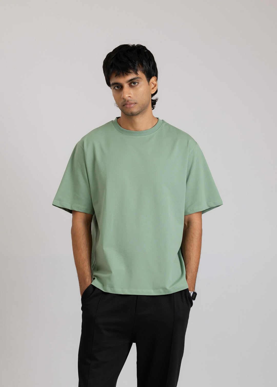 Stretch Box Fit T-shirt — Mint