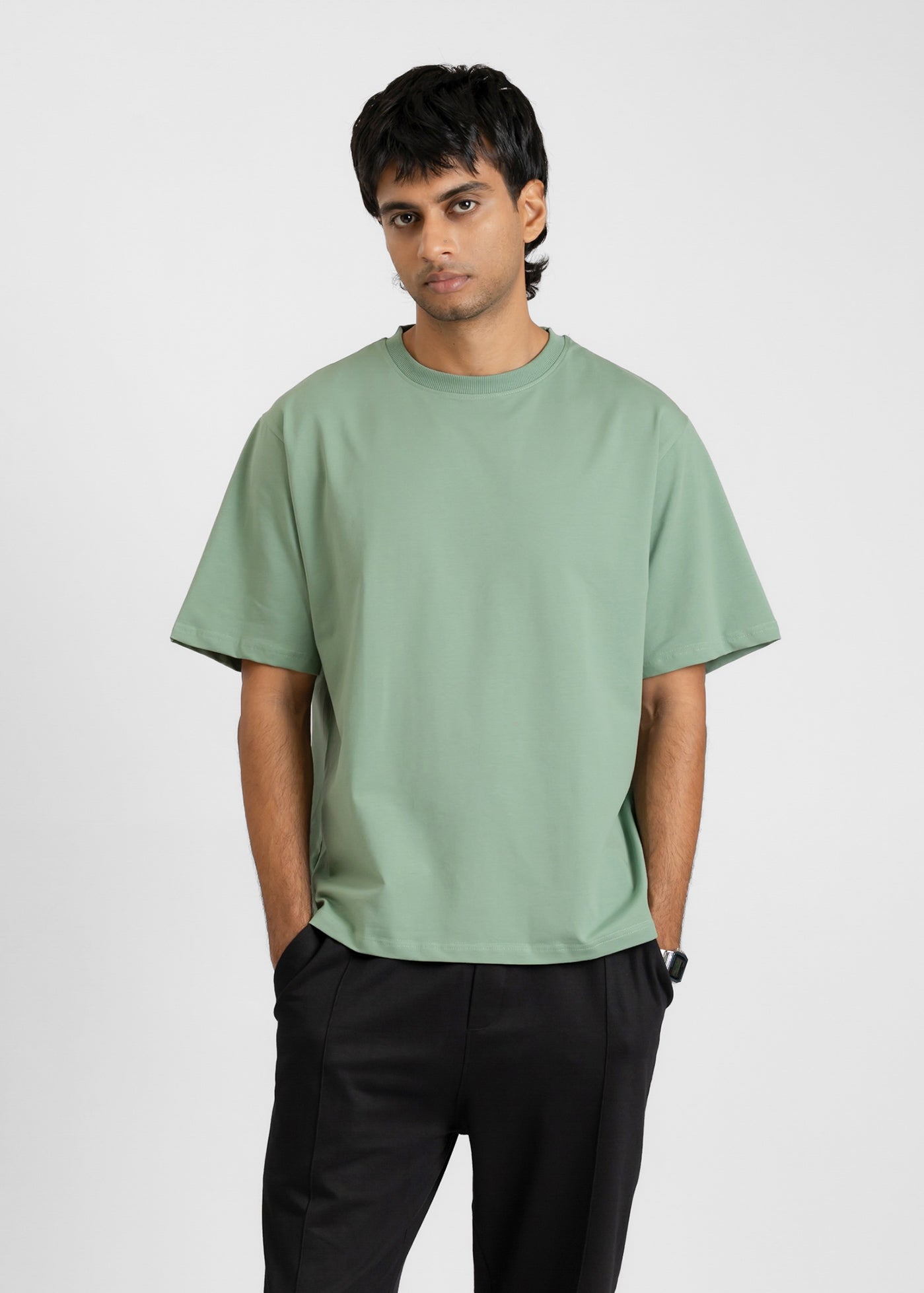 Stretch Box Fit T-shirt — Mint