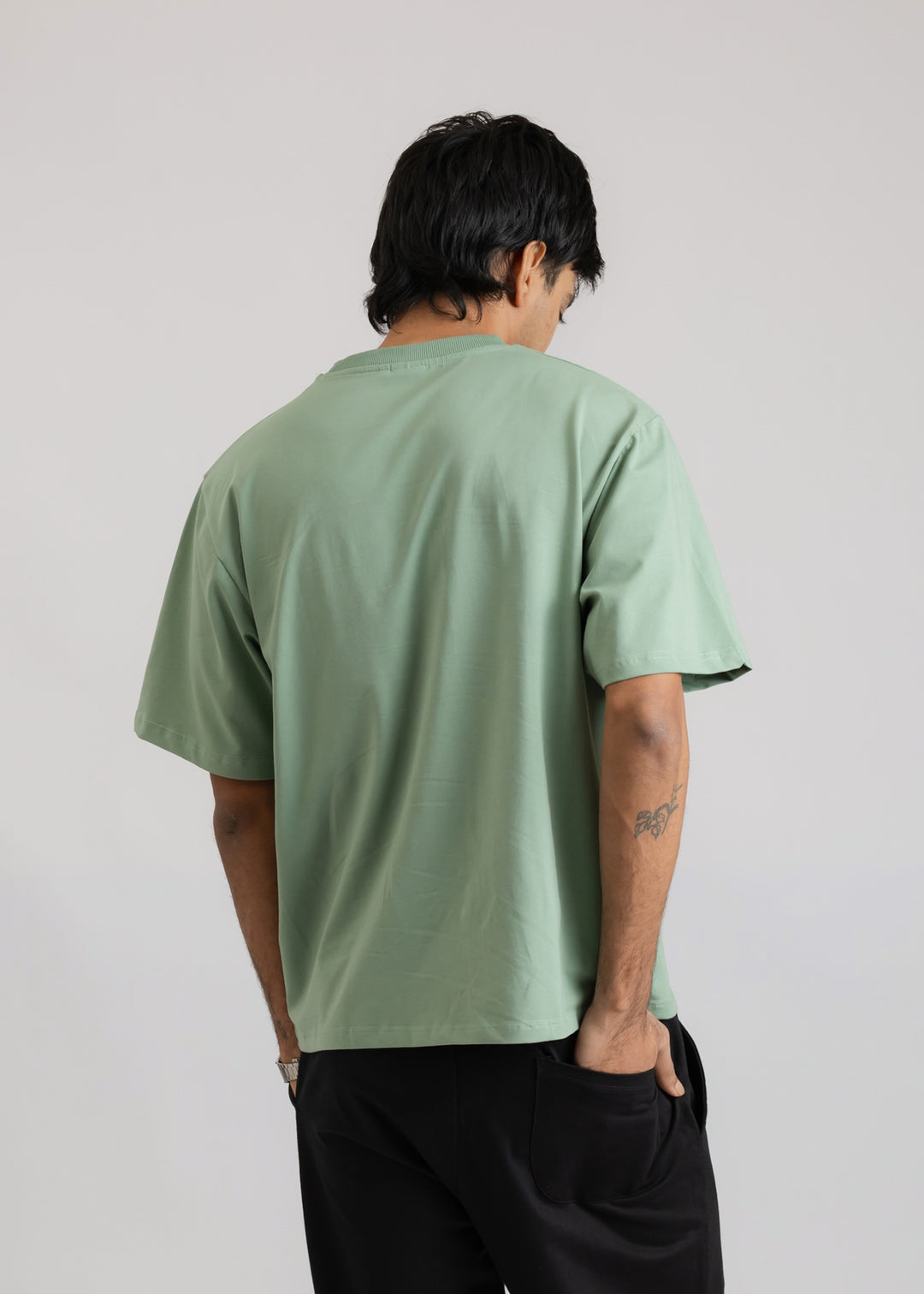 Stretch Box Fit T-shirt — Mint