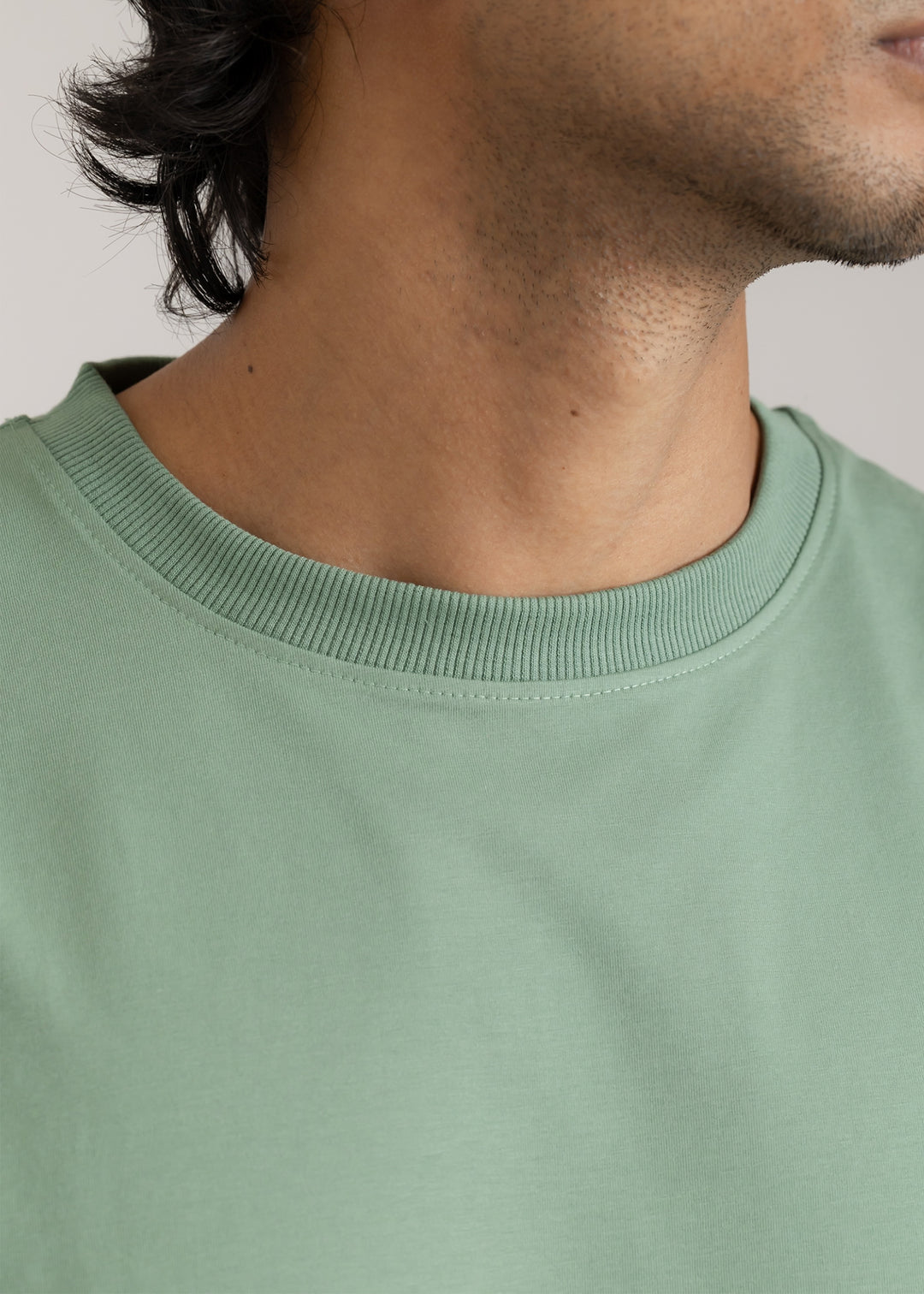 Stretch Box Fit T-shirt — Mint