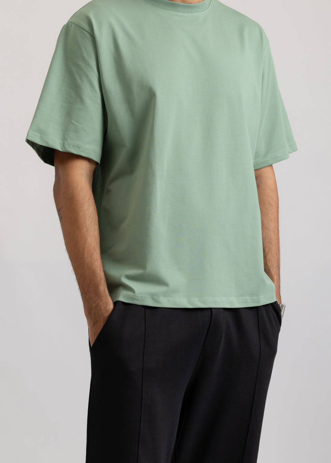 Stretch Box Fit T-shirt — Mint