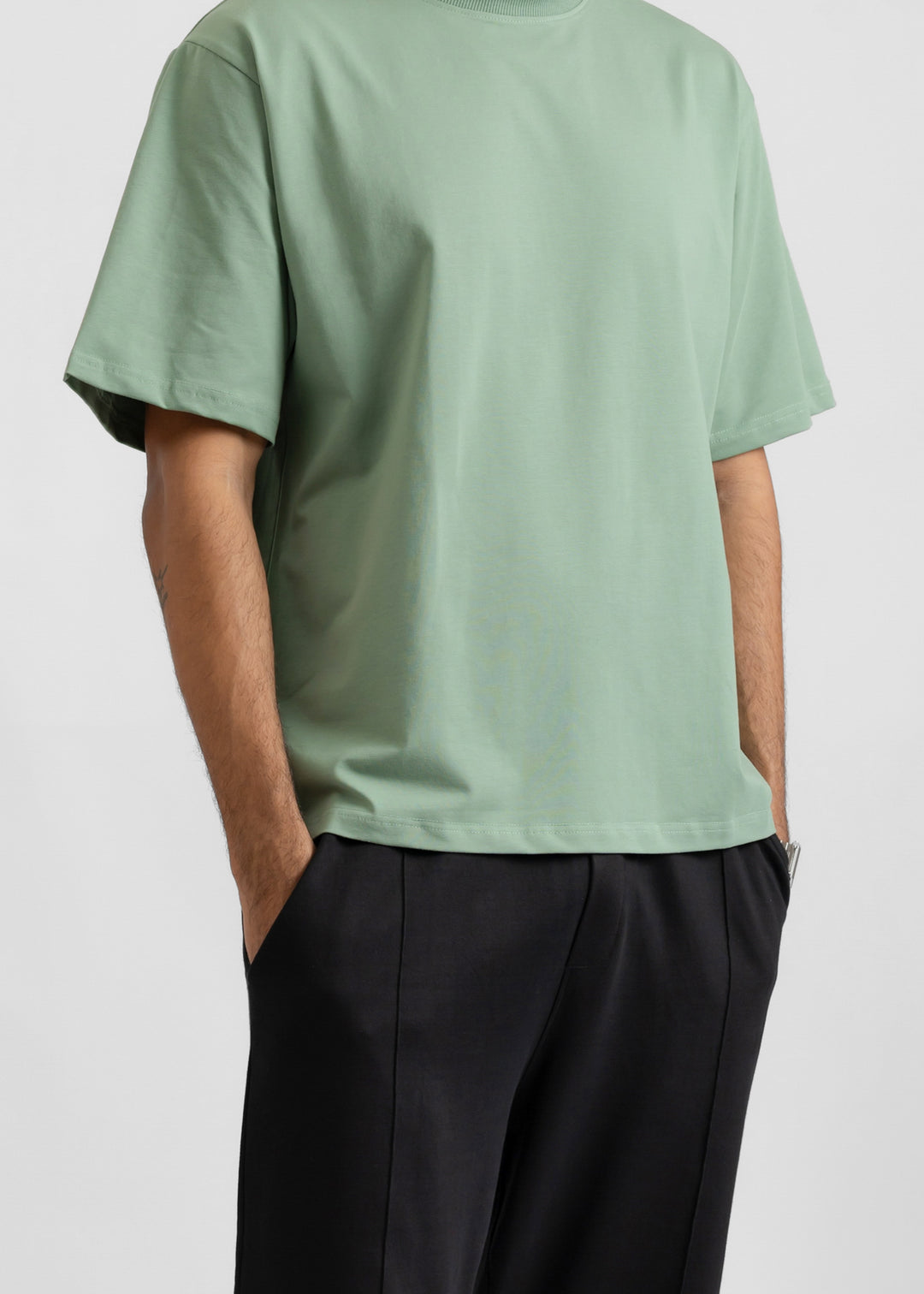 Stretch Box Fit T-shirt — Mint
