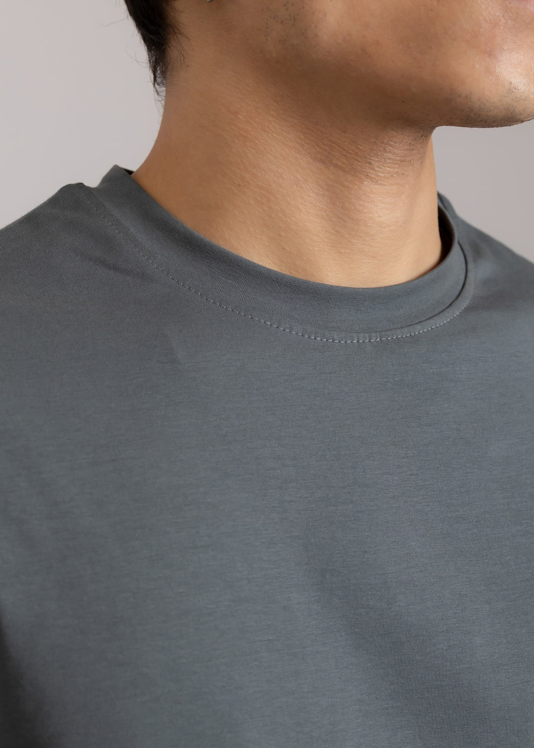 Stretch Slim Fit T-shirt — Dark Grey