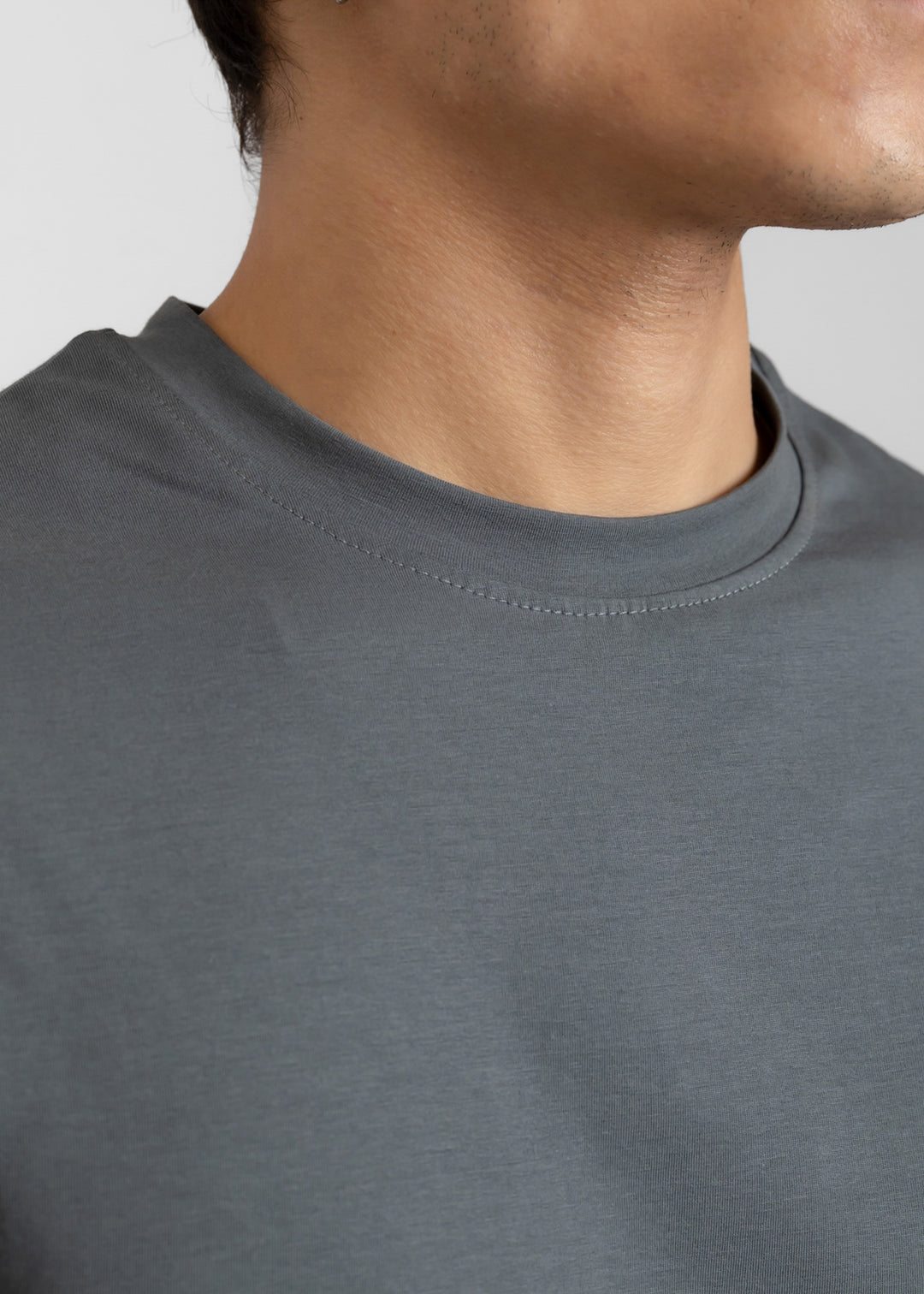 Stretch Slim Fit T-shirt — Dark Grey