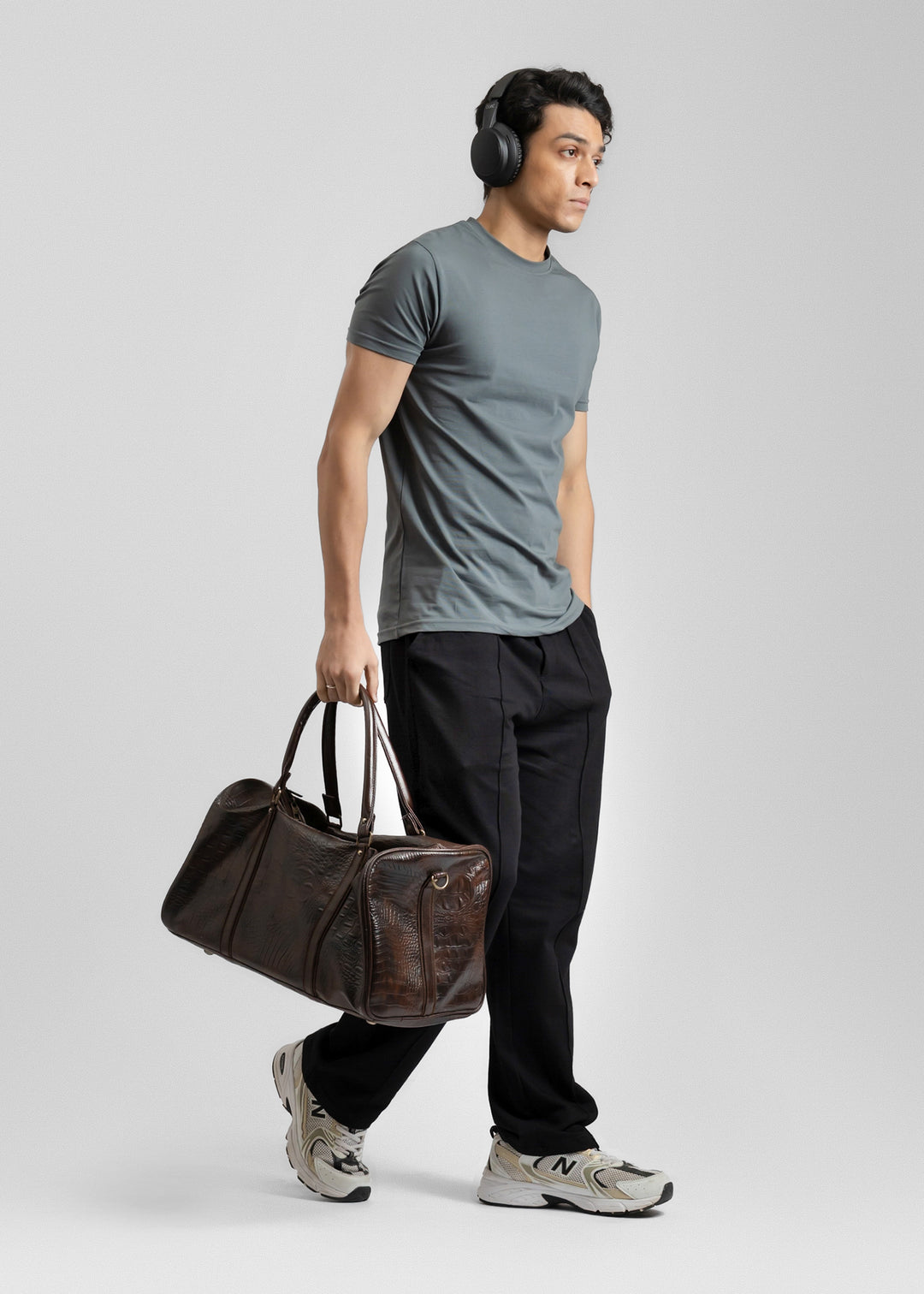 Stretch Slim Fit T-shirt — Dark Grey