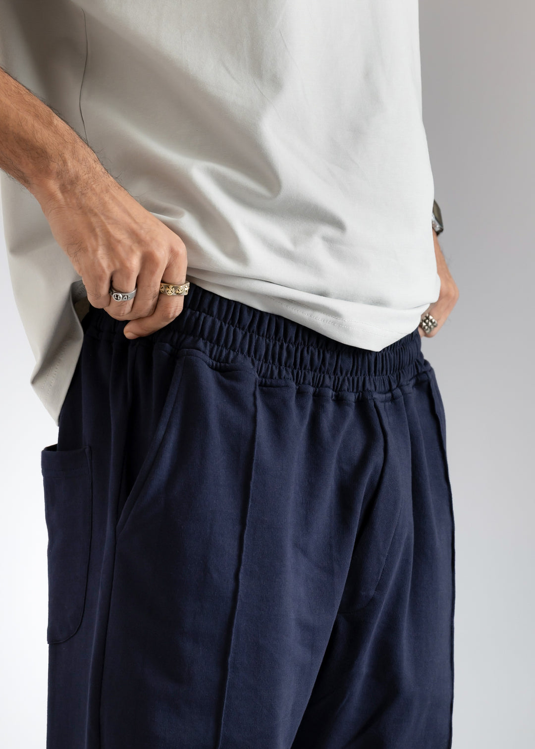 Lightweight Lounge Pants — Navy Blue