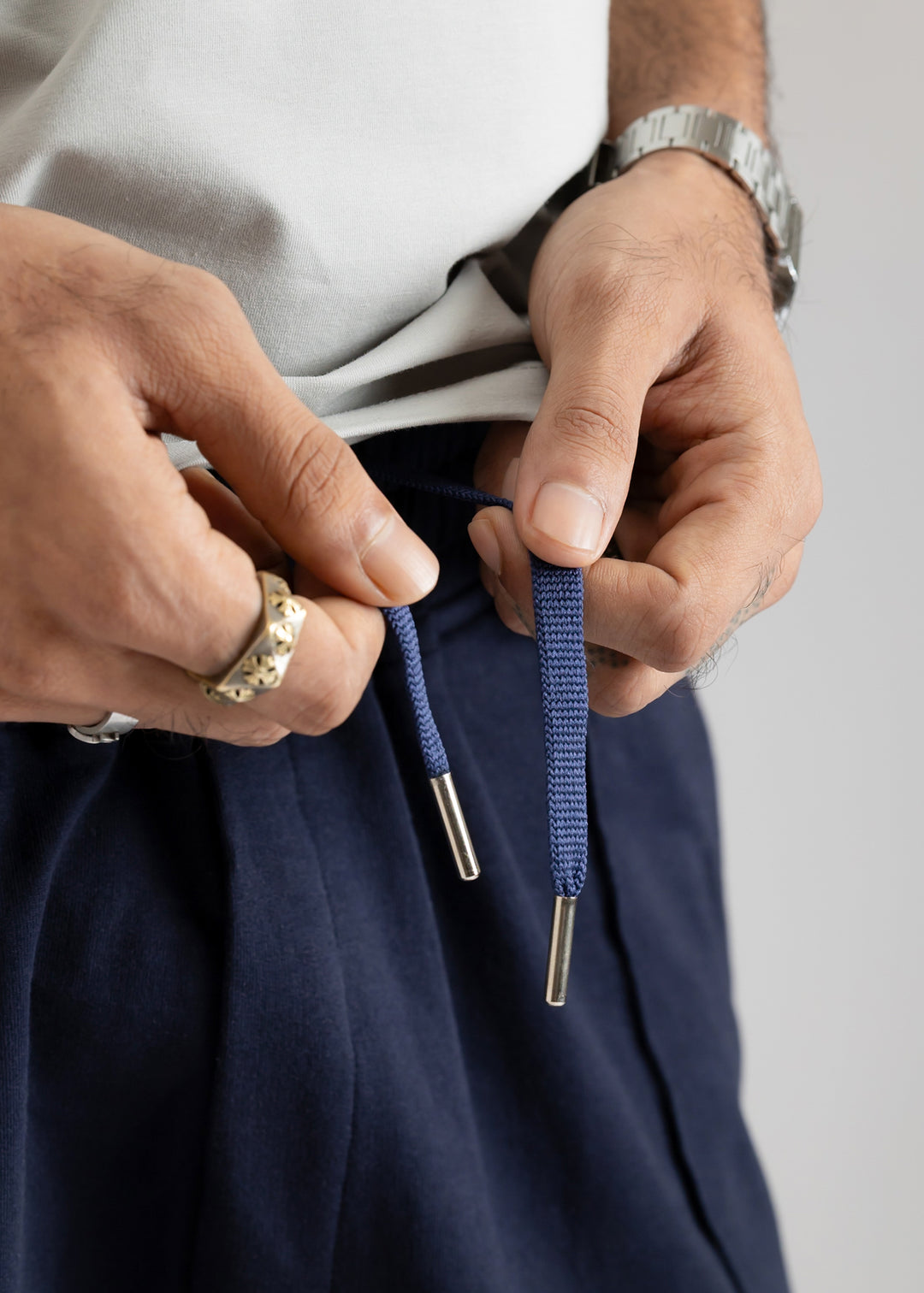 Lightweight Lounge Pants — Navy Blue