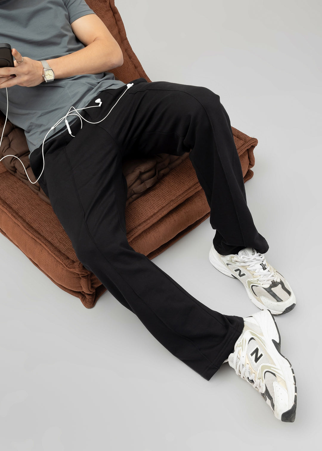 Lightweight Lounge Pants — Black