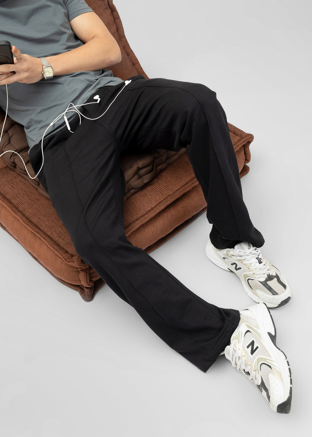 Lightweight Lounge Pants — Black