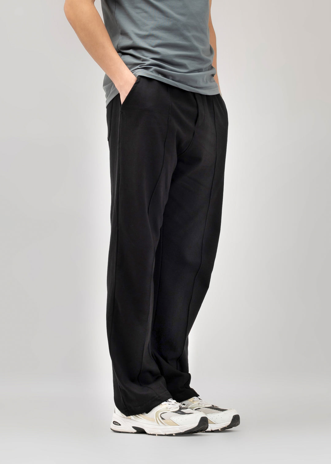 Lightweight Lounge Pants — Black