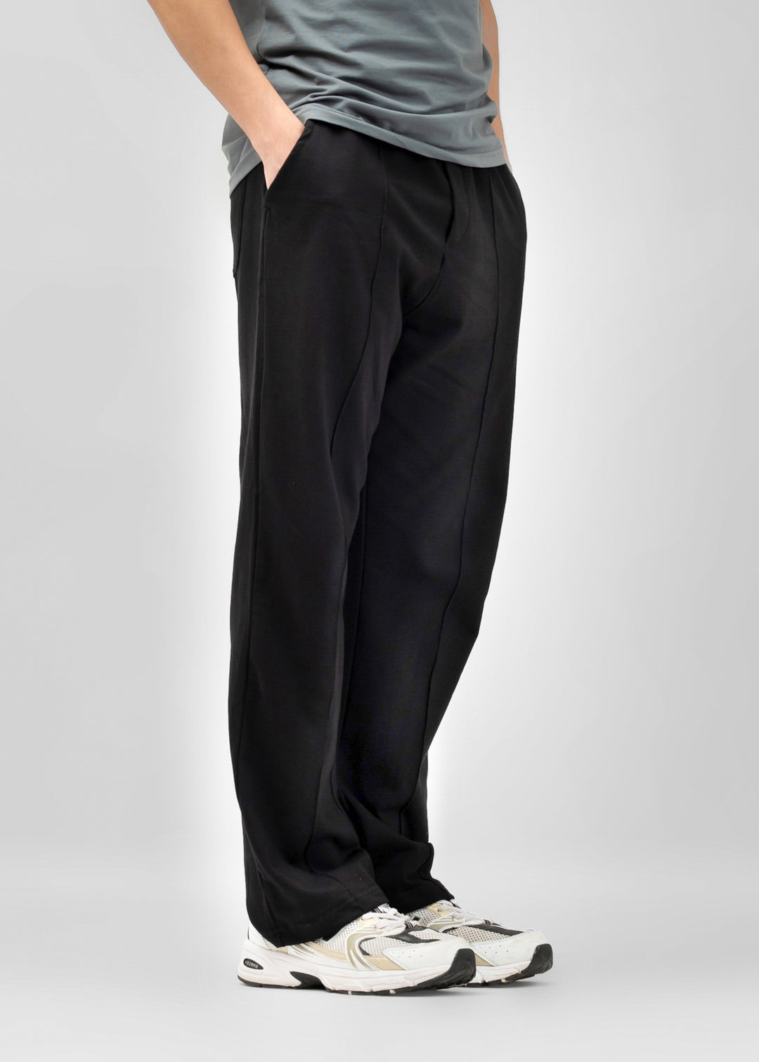 Lightweight Lounge Pants — Black