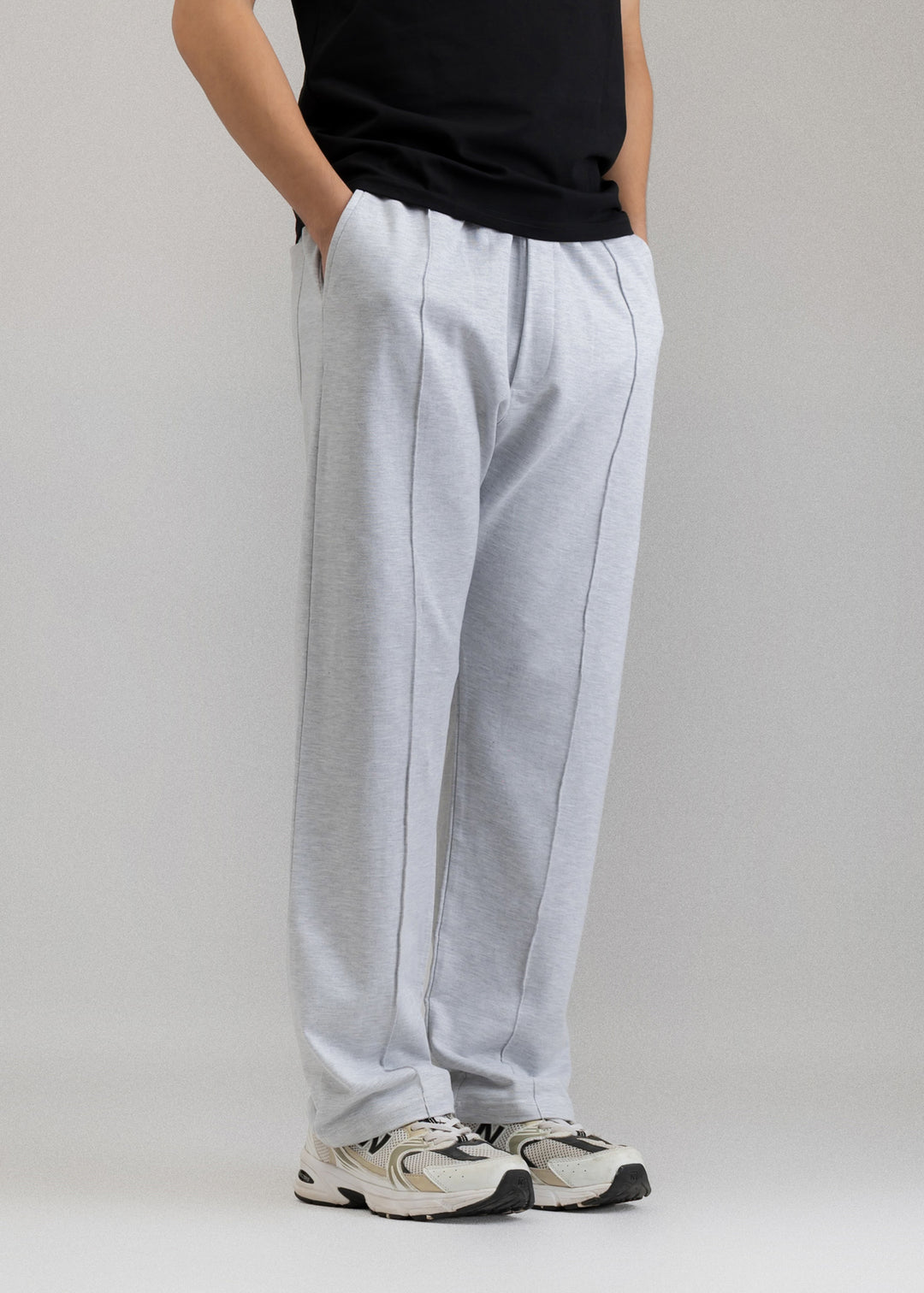 Lightweight Lounge Pants — Grey Melange