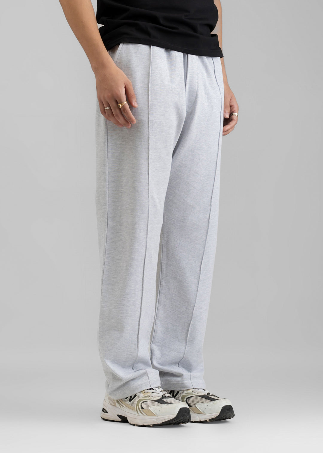 Lightweight Lounge Pants — Grey Melange