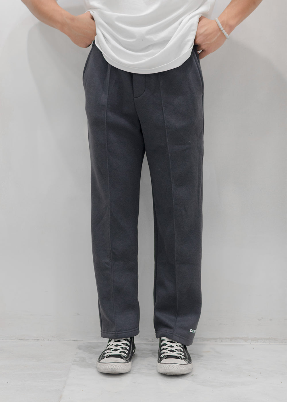 Straight Fit Trousers Offwhite  NAKD
